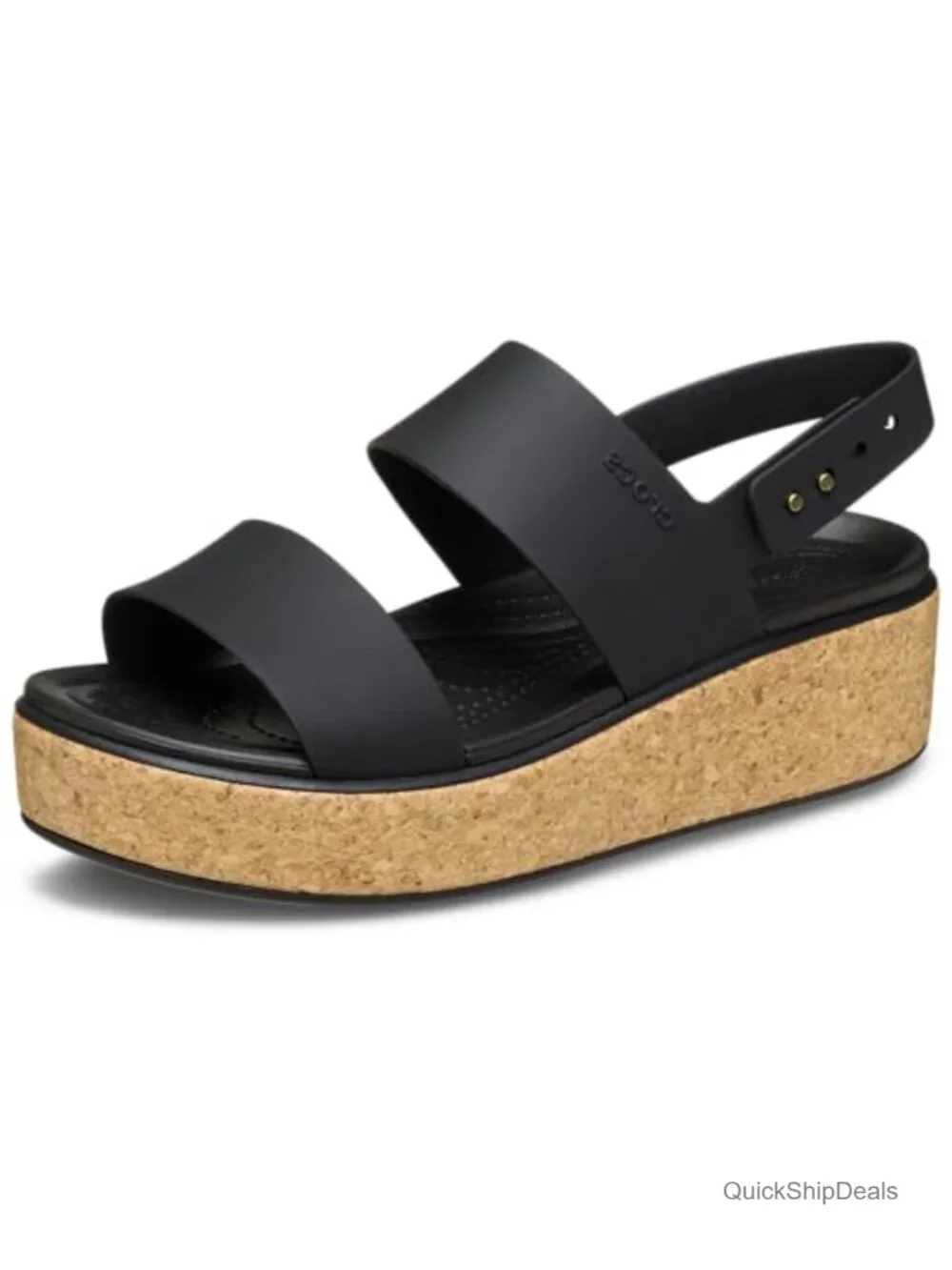 EVA Wedge Sandals with Adjustable Buckle - Open Toe